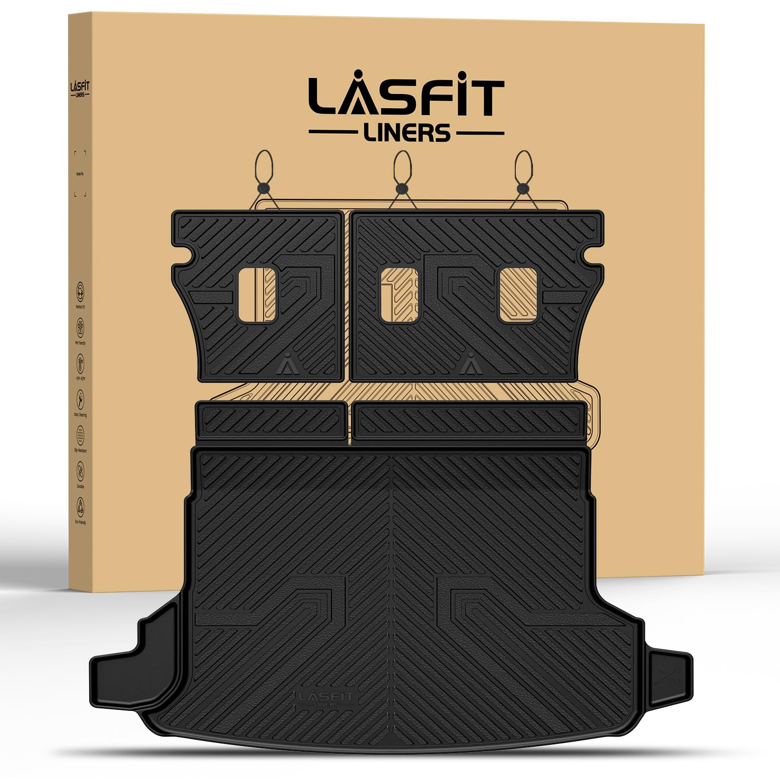 Amazon.com: LASFIT Cargo Tray Mat & Backrest Mat for Subaru